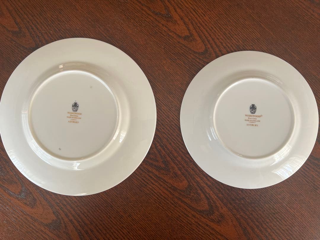 希少】ウェッジウッド アストバリー ブラック プレート 2枚セット 黒壺