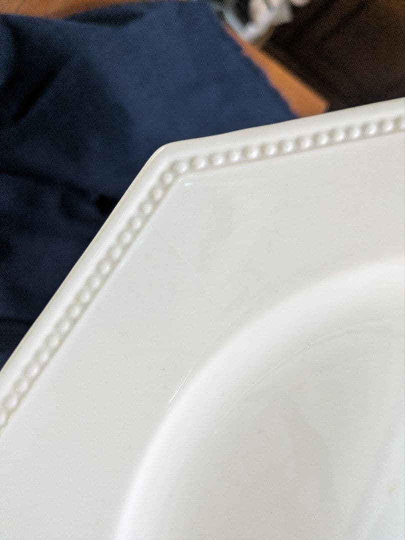 Sarregueminesサルグミンヌオクトゴナル24.5cmプレート フランス