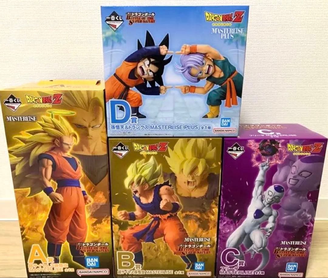 一番くじ ドラゴンボール A賞 B賞 C賞 D賞 4個セット 一番くじ DRAGON BALL 40th ～其之一～｜一番くじ倶楽部｜BANDAI