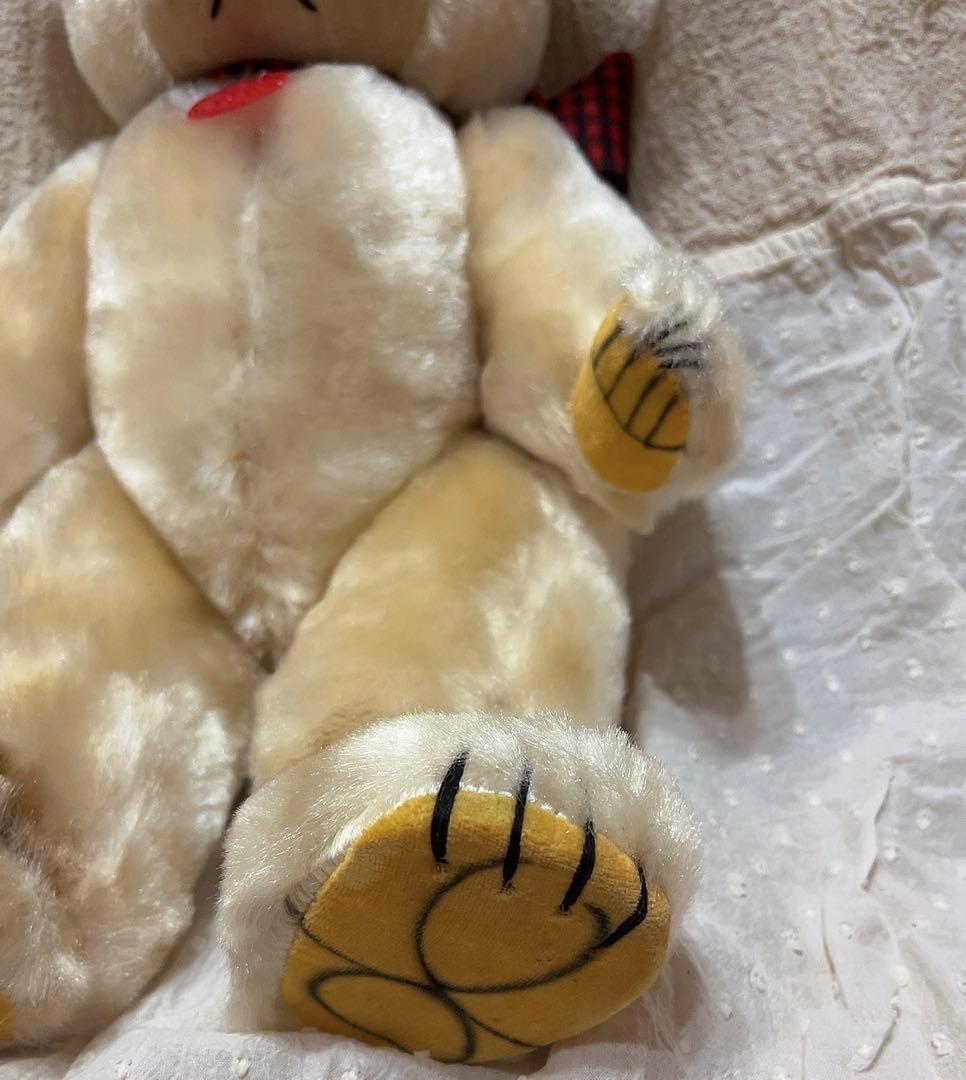 箱付き 当時物 昭和レトロ ぬいぐるみ くま 人形 テディベア レトロ