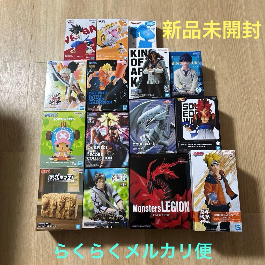 NARUTO 遊戯王　ワンピース　YAIBA フィギュア　まとめ売り　ジャンプ系 ジャンプ系フィギュア ワンピース NARUTO 呪術廻戦18体盛り盛りセット