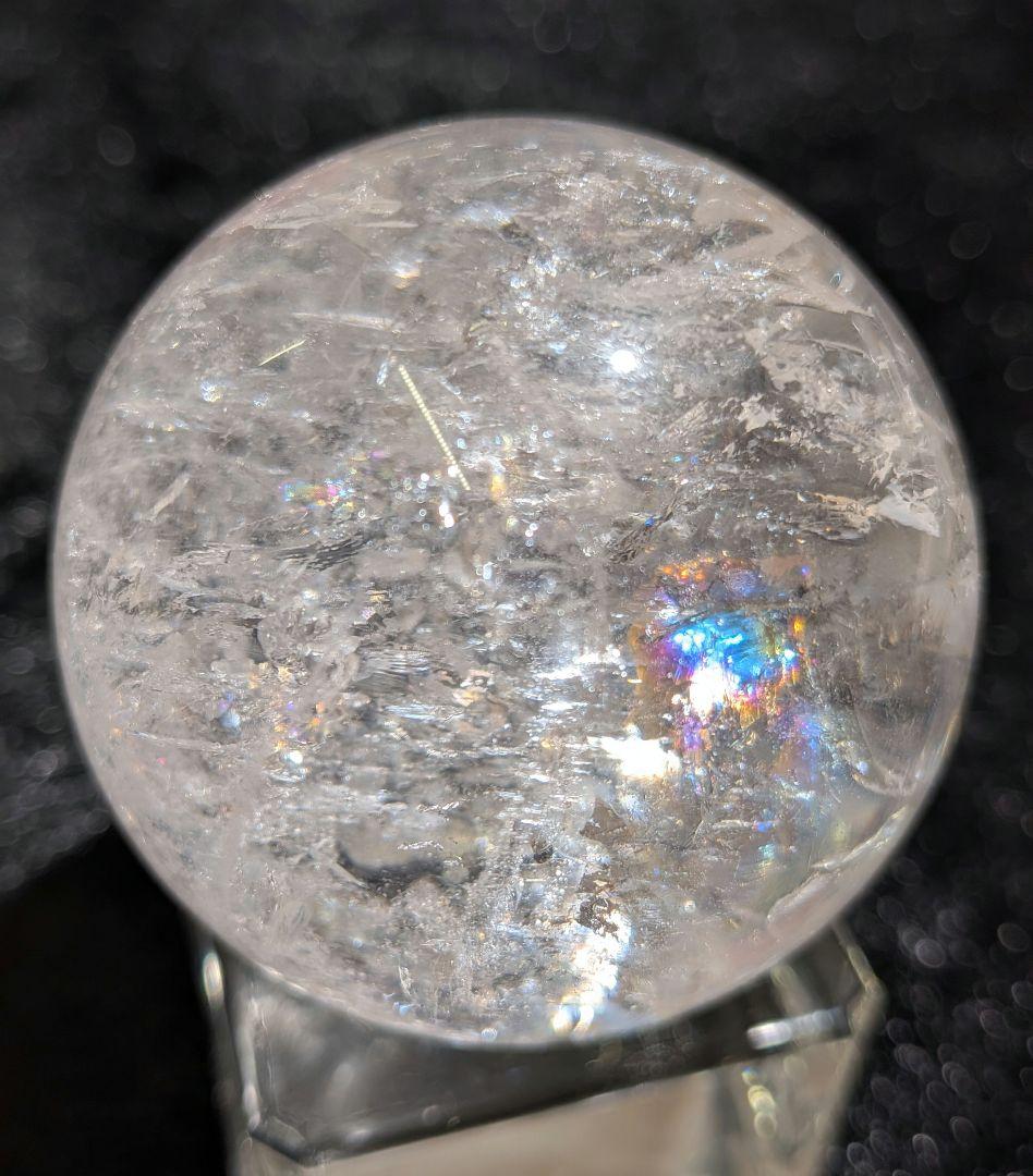 【高品質】天然石ピンクアゼツライト⑤スフィア 4.4cm　丸玉　置物　新入荷❣️