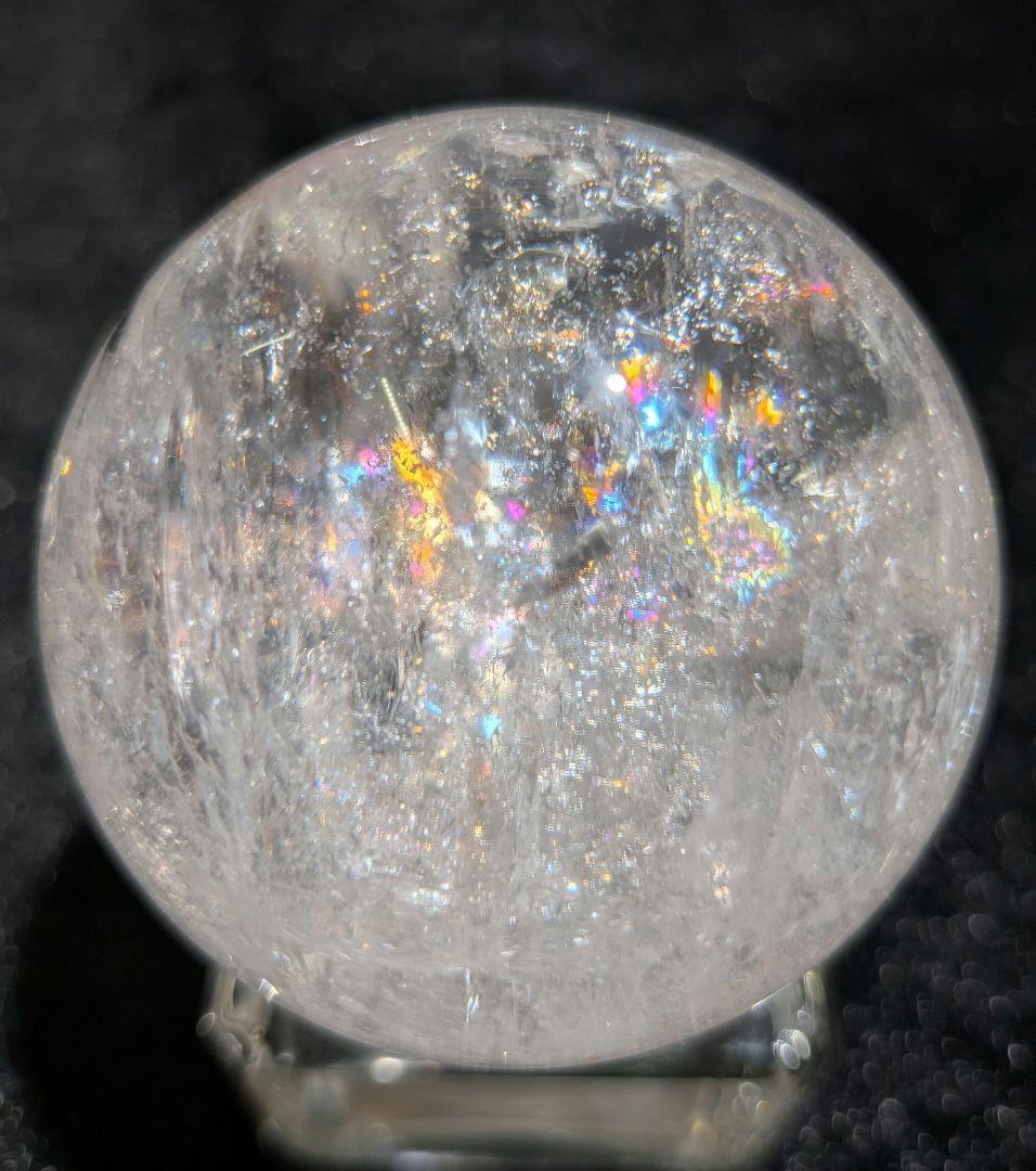 【高品質】天然石ピンクアゼツライト⑤スフィア 4.4cm　丸玉　置物　新入荷❣️