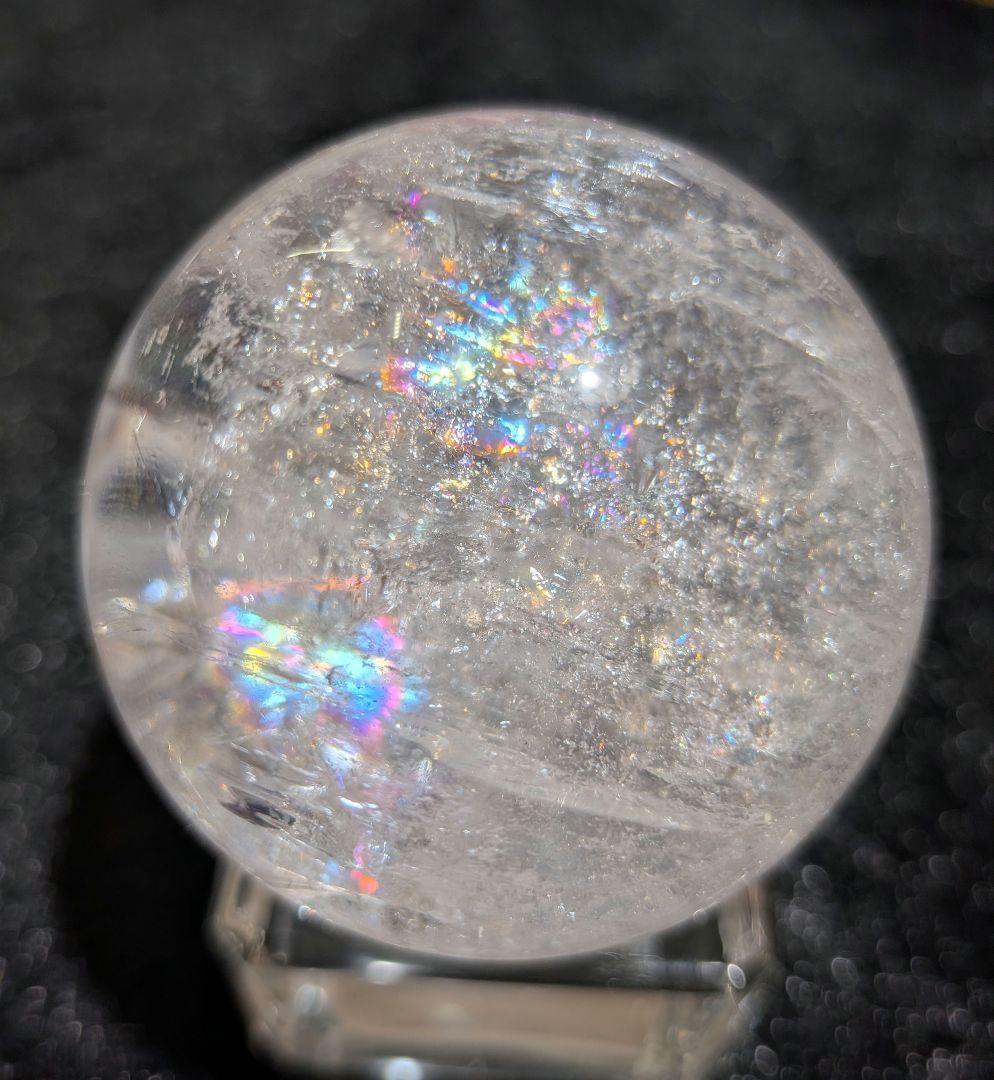 【高品質】天然石ピンクアゼツライト⑤スフィア 4.4cm　丸玉　置物　新入荷❣️