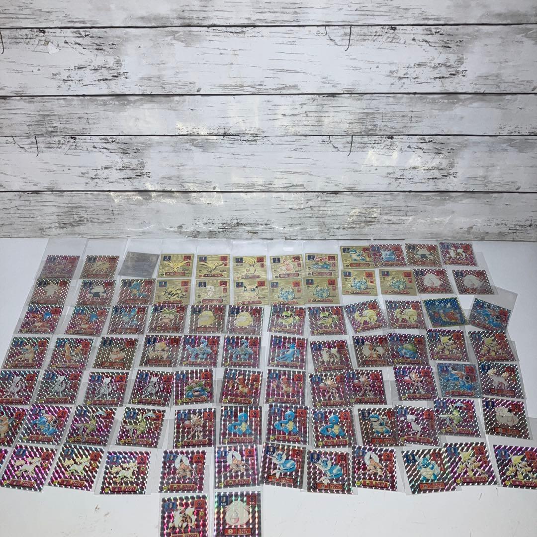 ポケモン　アマダ　シール　まとめ売り アマダ ポケモンシール 最強シール烈伝 ポケモン まとめ売り 37枚