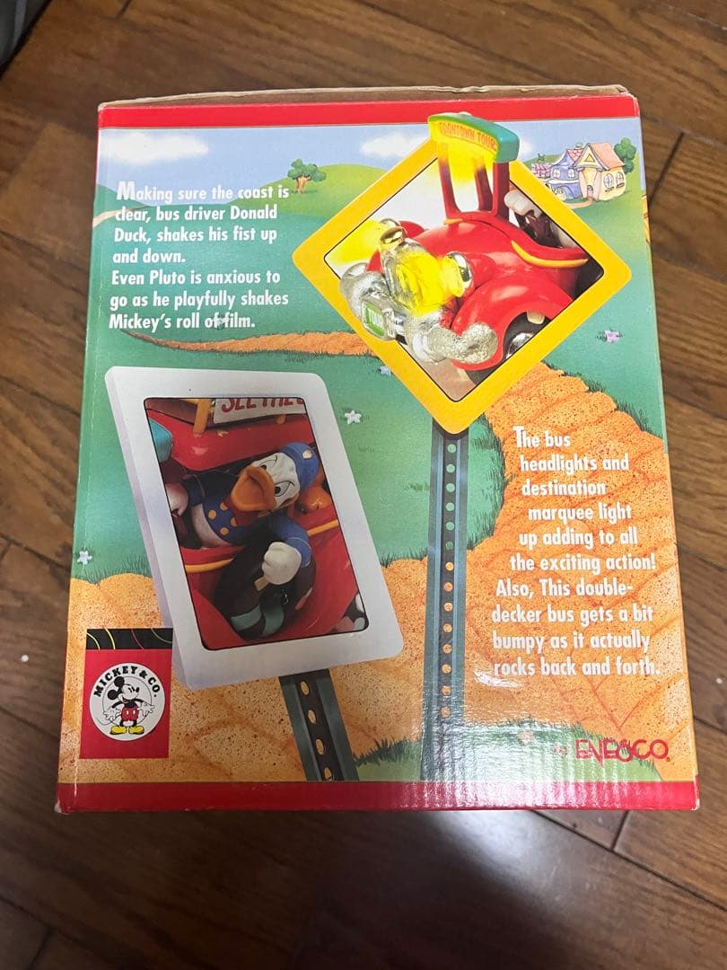 ディズニー トゥーンタウン バス ミュージカル オルゴール ENESCO 完動