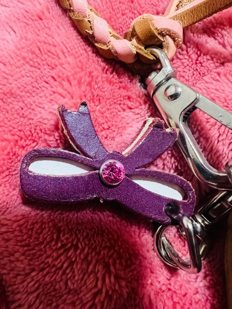 アルズニ 花柄本革長財布 ピンク - メルカリ