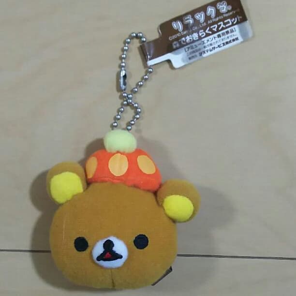 リラックマ  ストラップ 楽天市場】フェイスマスコットストラップ nic_rk08-01_02 リラックマ