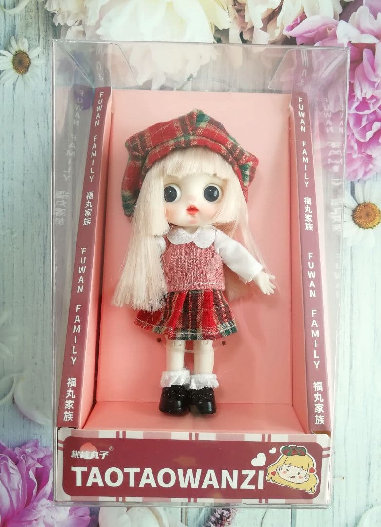 ピンク】ミニドール 1/12サイズ 14cm bjd 球体関節人形 オビツ - メルカリ