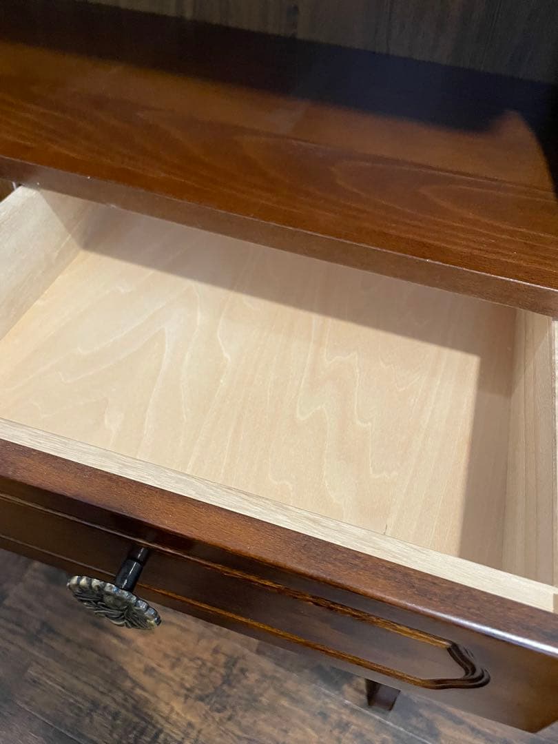 karimoku カリモク コロニアル 電話台 レトロ アンティーク - メルカリ