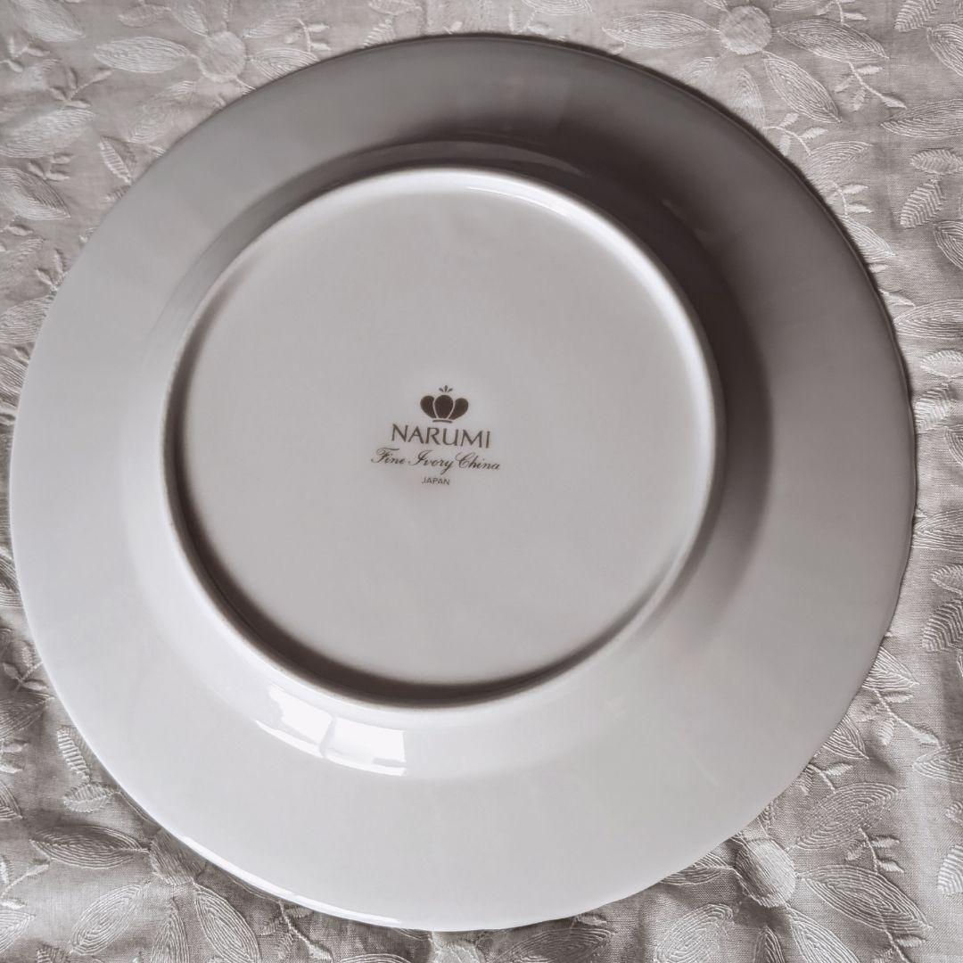 訳あり 新品 ナルミ 鳴海製陶 中皿 プレート 食器 ボーンチャイナ