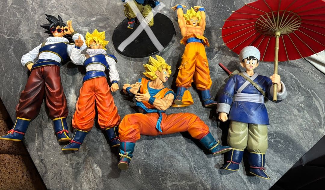 悟空　6体フィギュアセット ドラゴンボール」“天下一武道会”の悟空が特別カラーで立体化！プレバン
