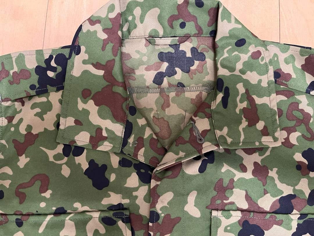 陸上自衛隊】ノンアイロン陸自迷彩服、4Aサイズ、新品・未使用・商品