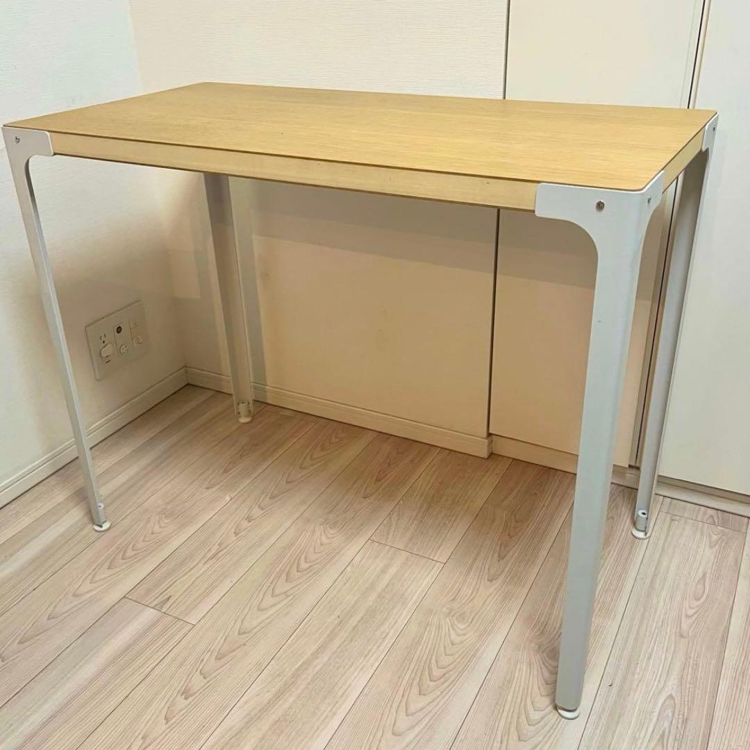 〔廃盤品〕無印良品 MUJI スチール脚木製デスク オーク材 木製デスク | 無印良品
