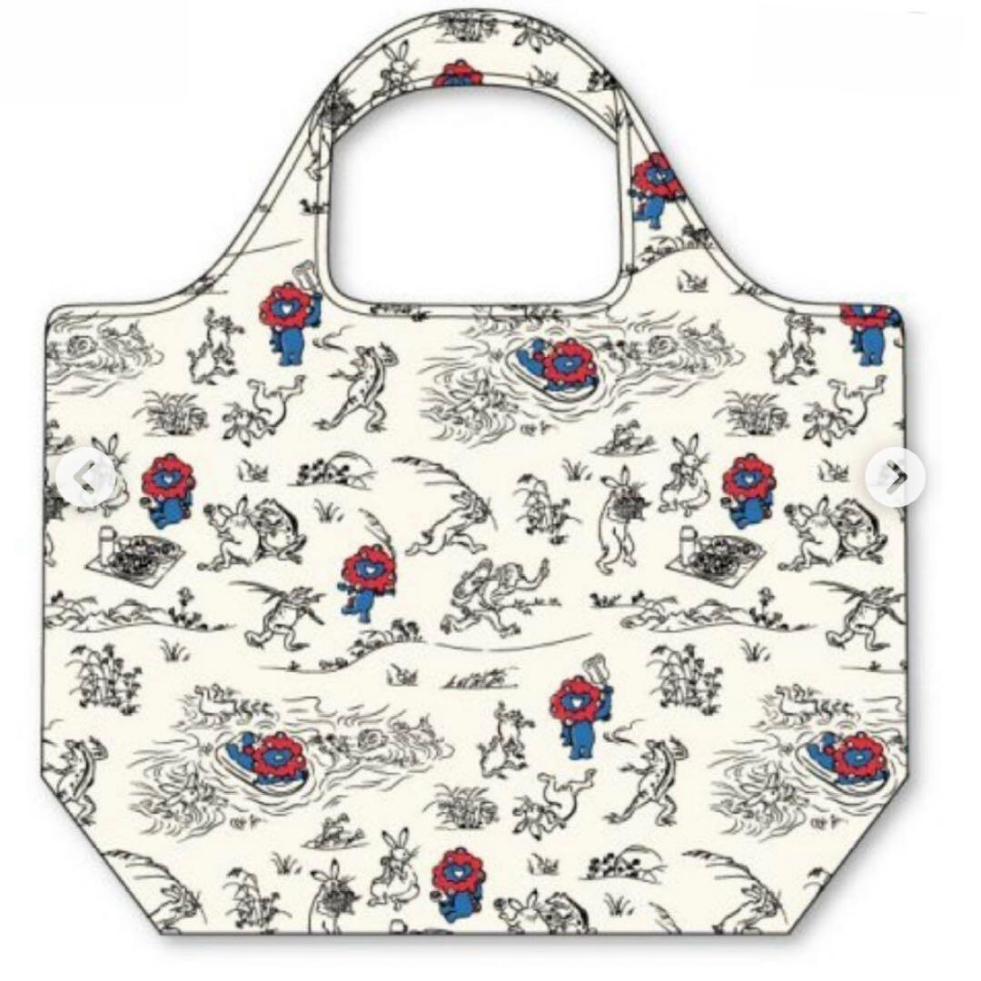 大阪・関西万博 EXPOミャクミャク 鳥獣戯画 エコバッグ - メルカリ