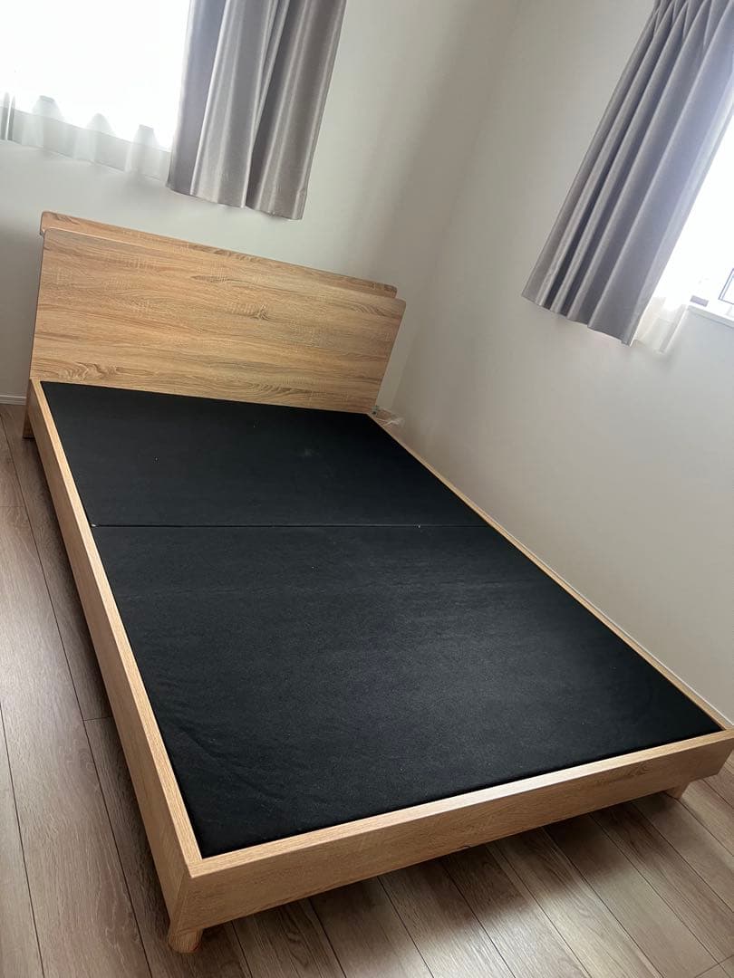 ダブル　フレーム　ナチュラルカラー ダブルベッドフレーム(アルナス2MBR) | ニトリネット【公式】 家具