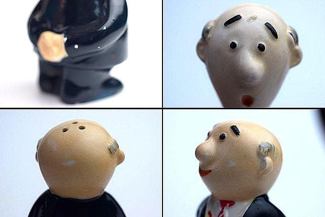 1950's PIELS ピールズ ビール バート＆ハリー ビンテージ 塩胡椒入