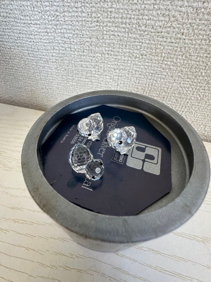 スワロフスキー スワン ハリネズミ ブタ ウサギ 小鳥 城など 8点