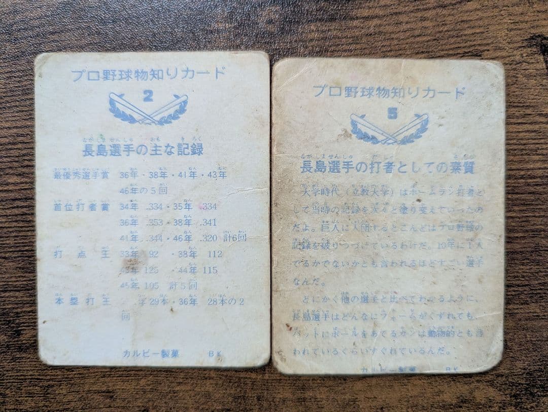 《昭和レトロ》プロ野球 カルビー ミニカード 62枚セット