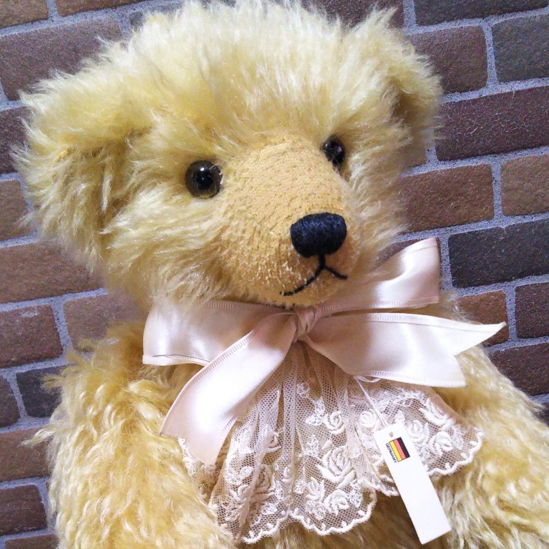 テディベア　GERMANYの紙タグ付き　可愛いお顔 テディベア ジミー「グッドラック」 | ドイツ最高級テディベアの