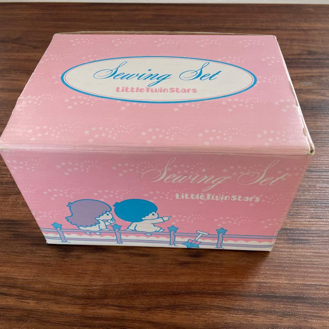 キキララ リトルツインスターズ ソーイングセット 裁縫箱 1976年