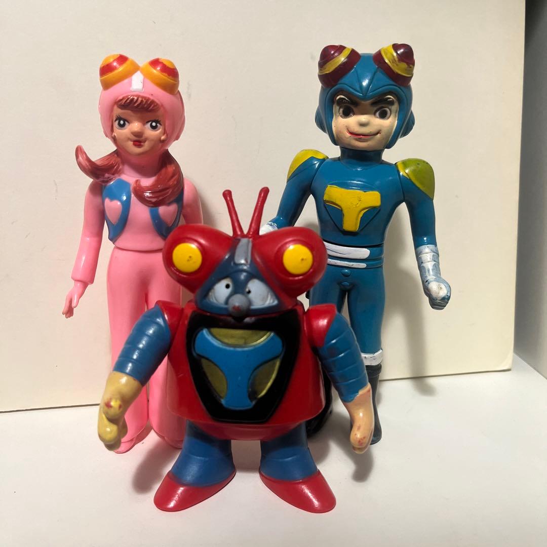 タカトク製 タイムボカン 丹平 淳子 チョロ坊 ソフビ フィギュア