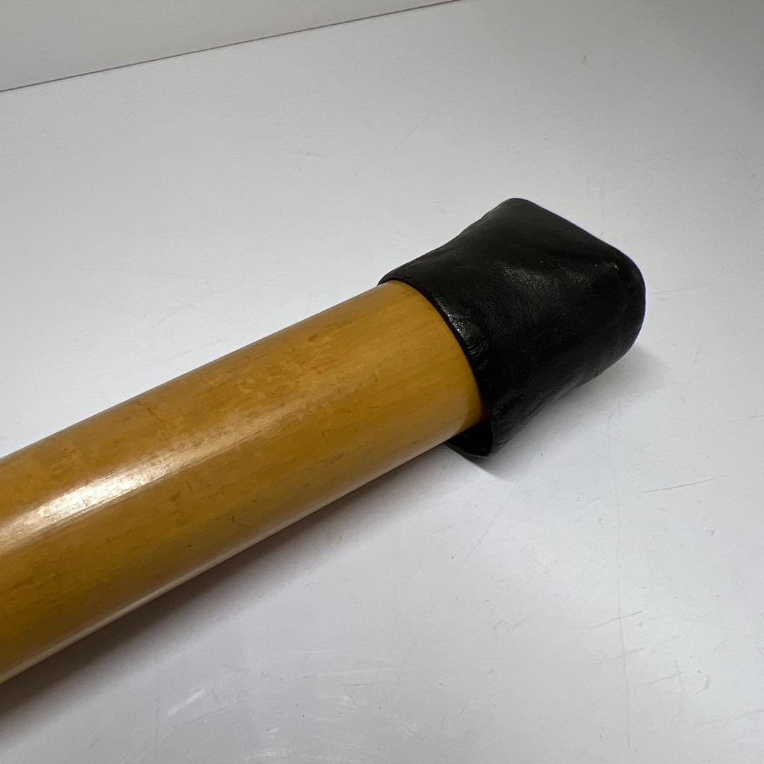 大宝在銘　銀三線尺八D 吹口カバー付　長さ約49㎝　東Y7-0908③