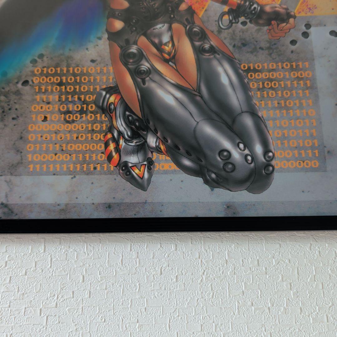 攻殻機動隊 士郎正宗 1990年代 ヴィンデージポスター B3 ブラックフレーム