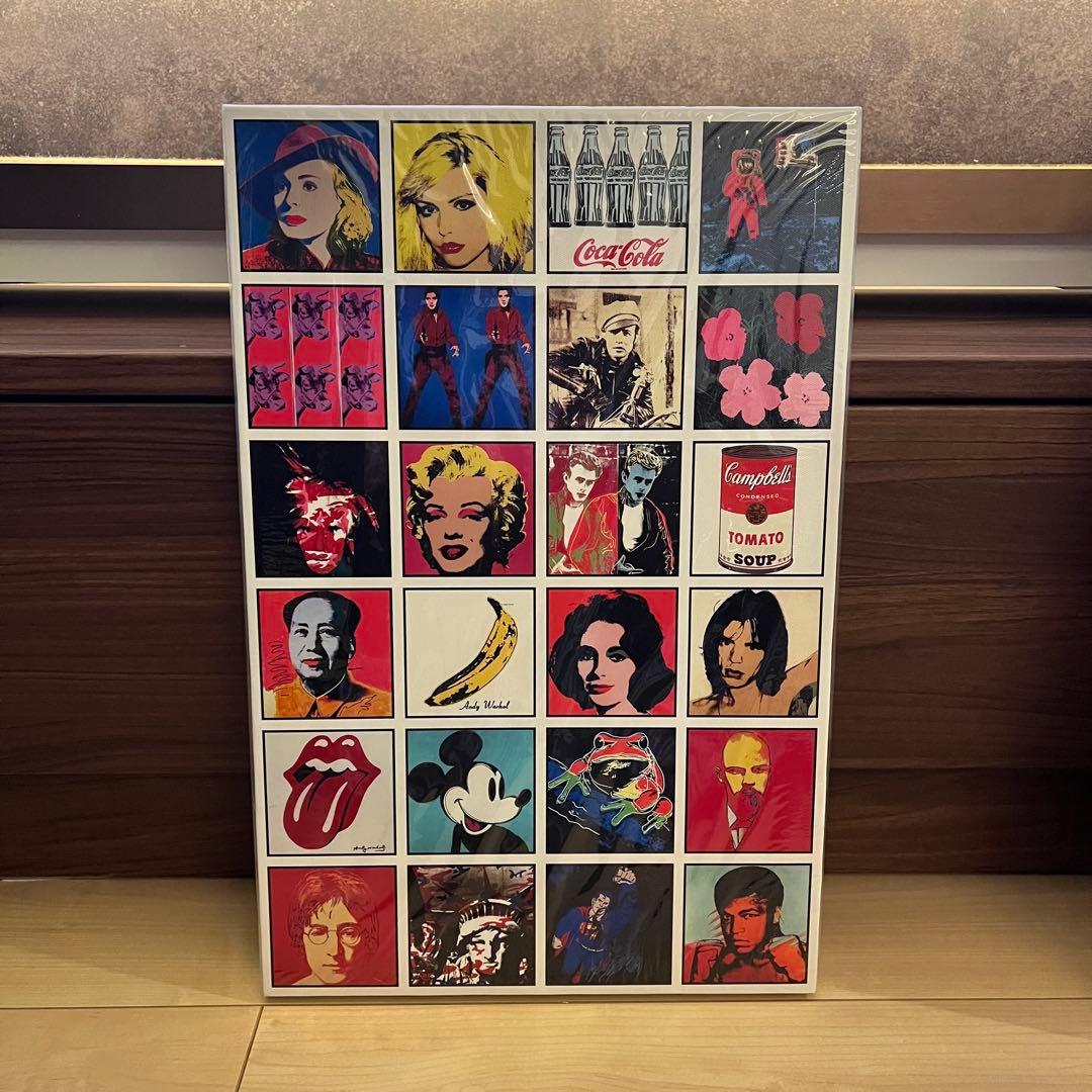 【ビンテージ品】大判　ポップアートパネル　4枚セット　32.5cm×49.5cm