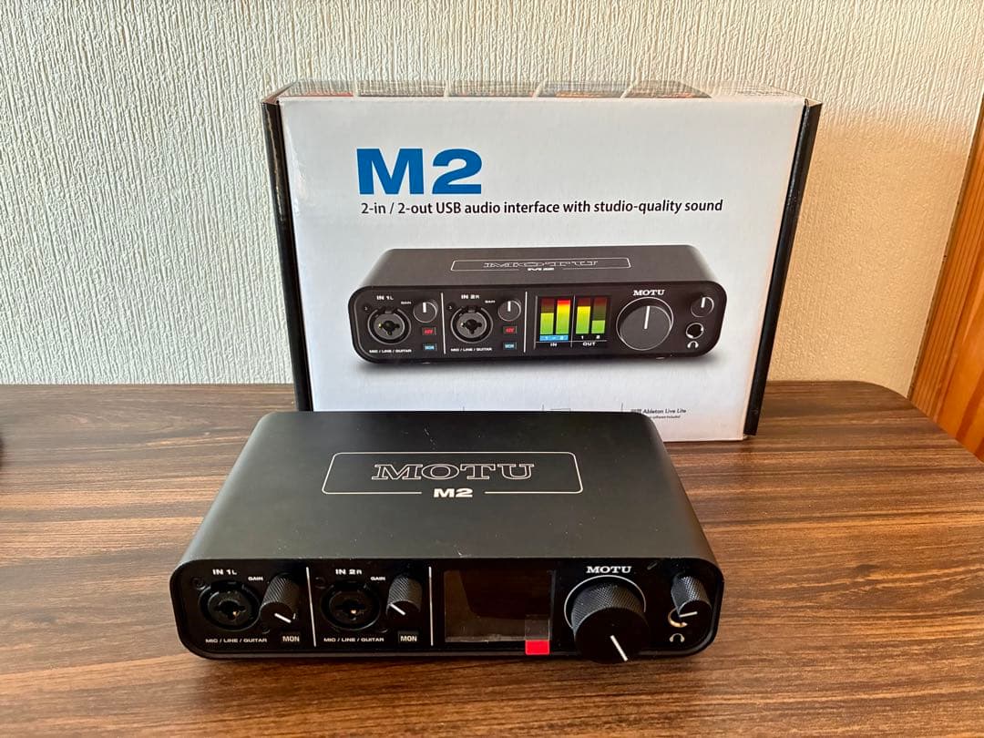 【済】MOTU M2 2-in/2-out USBオーディオインターフェイス MOTU M2 2in2out オーディオインターフェイス（新品/送料無料）【楽器