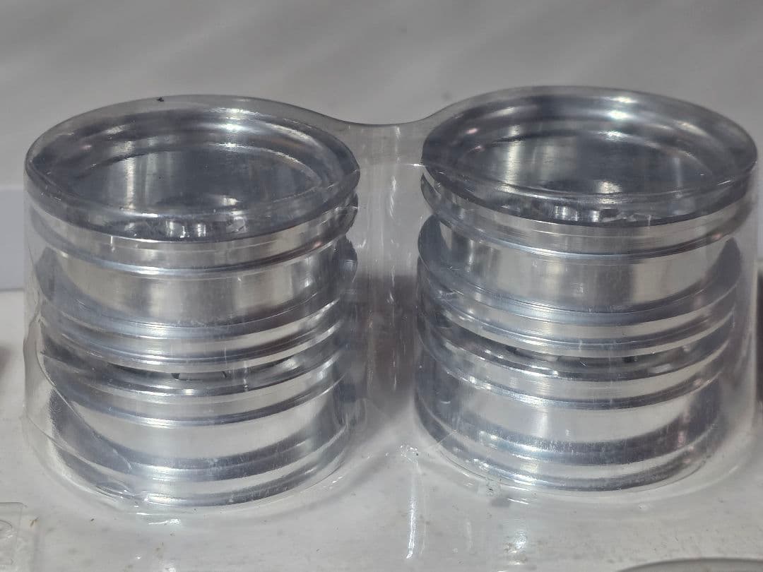 1/14トラックトレーラーラジコン用アルミホイル5セット現状中古品