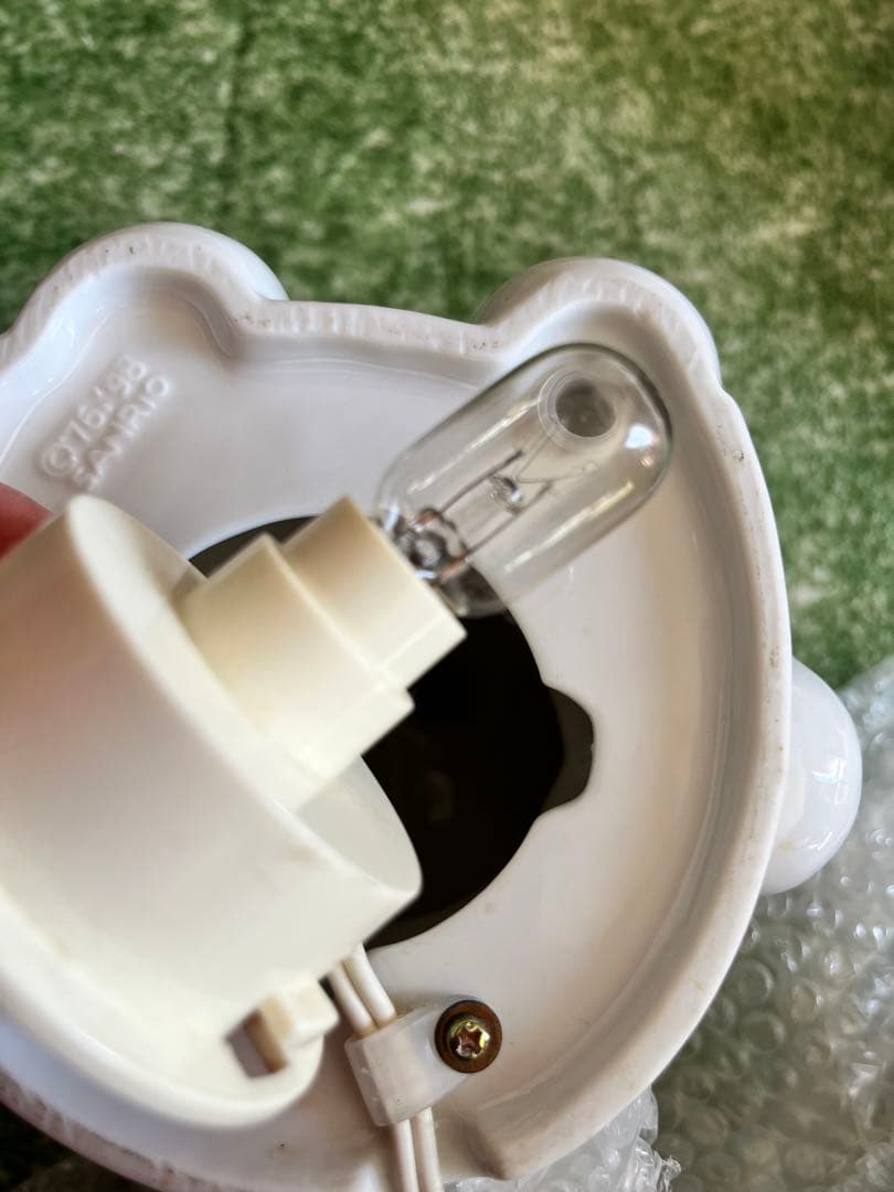 美品】レトロ ハローキティ 陶器製ライト 1998年 - メルカリ