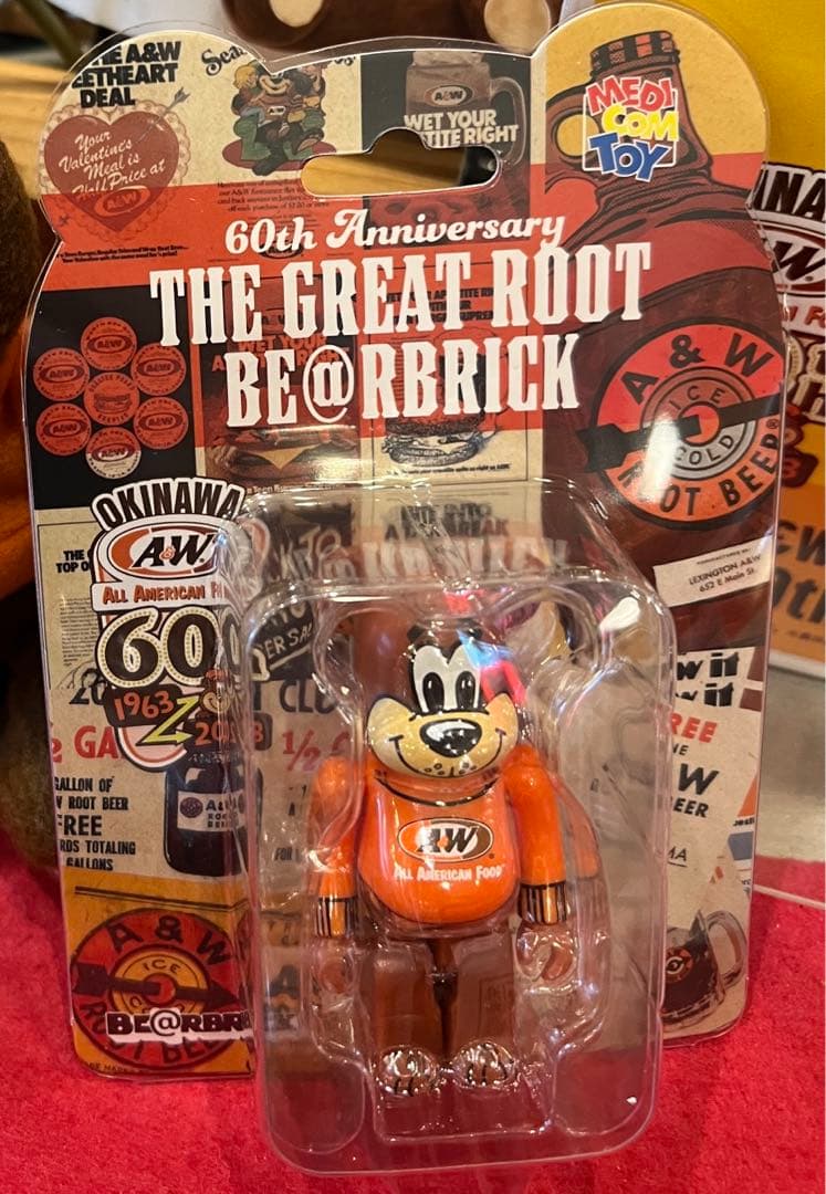 新品未開封　ベアブリック　人気　レア　エンダー　沖縄限定 A&W ベアブリック A&W ベアブリック 沖縄限定 沖縄60周年記念品 新品 エンダーの通販 by