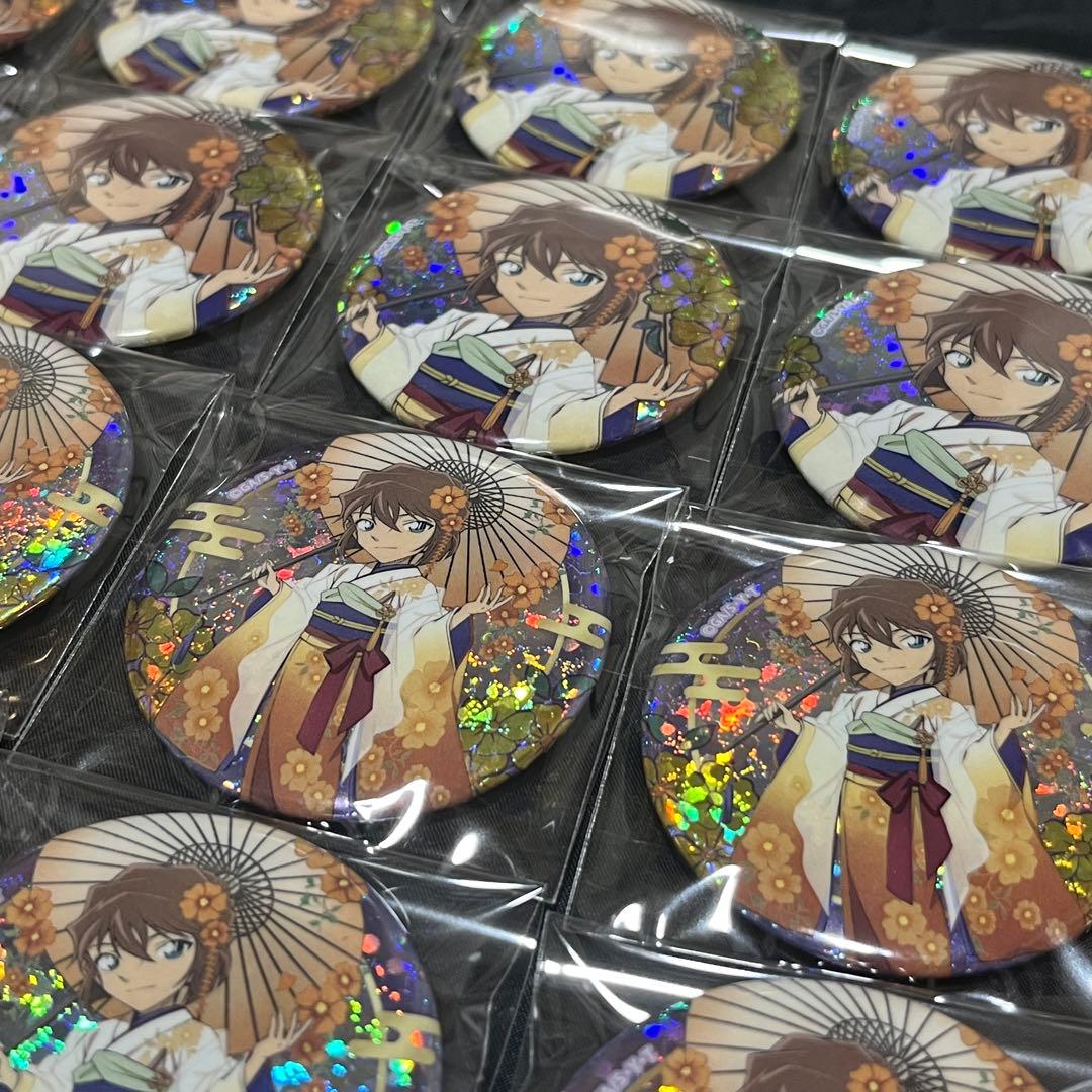 名探偵コナン AGF 秋の華和装 灰原哀 クラックス スパークル缶バッジ