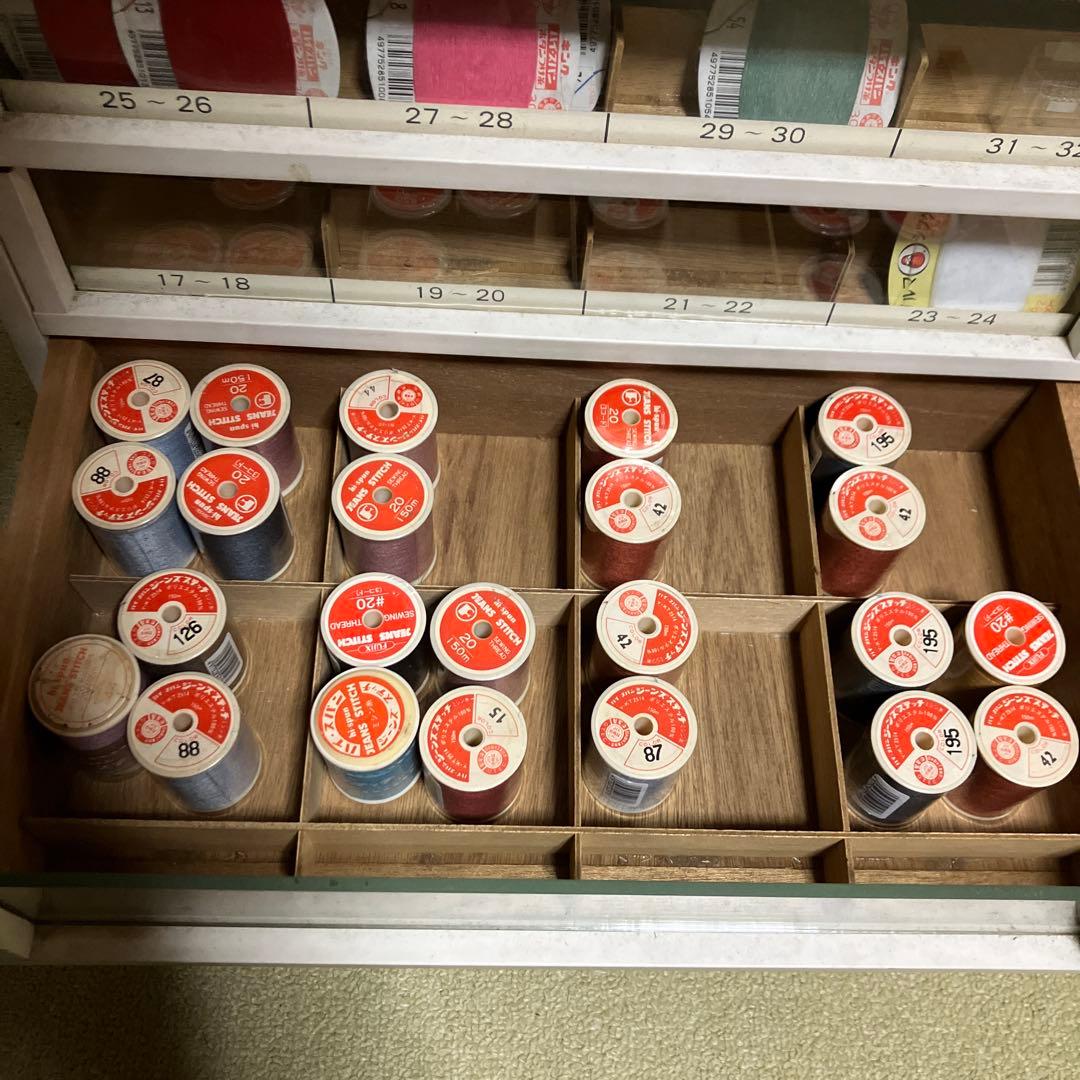 ミシン糸ケース 店頭ディスプレイ什器 昭和レトロ アンティーク ダルマ