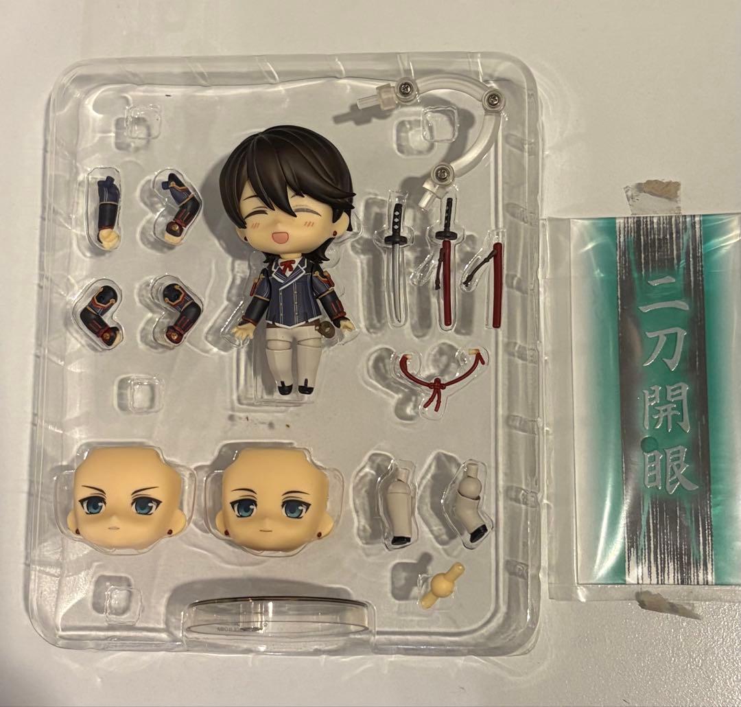 刀剣乱舞 ねんどろいど 堀川国広 和泉守兼定 二刀開眼プレート付き