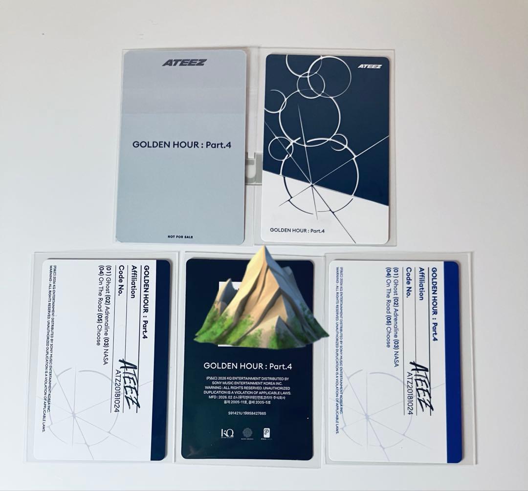 サン ATEEZ GOLDEN HOUR Part.4 トレカ セット まとめ - メルカリ
