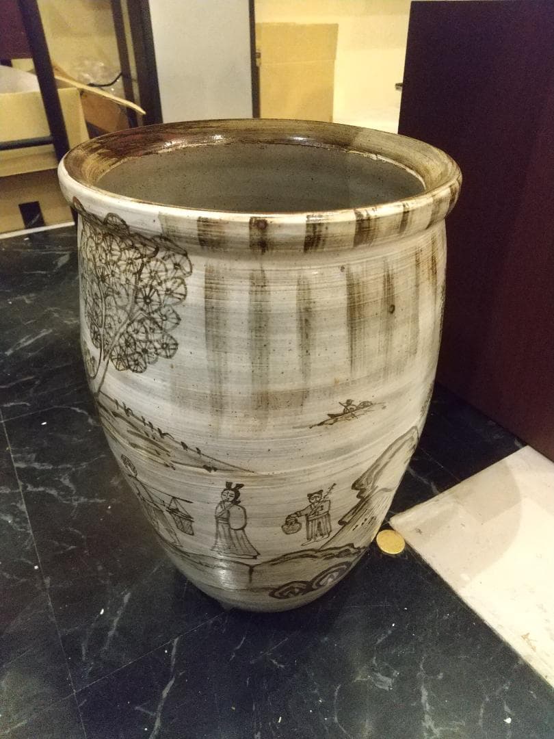 □美品□多々良焼 宸山窯 壺 傘立て 花器 - メルカリ