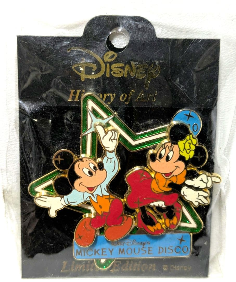 ミッキーマウス ディスコ ピンバッジ 限定版 - メルカリ