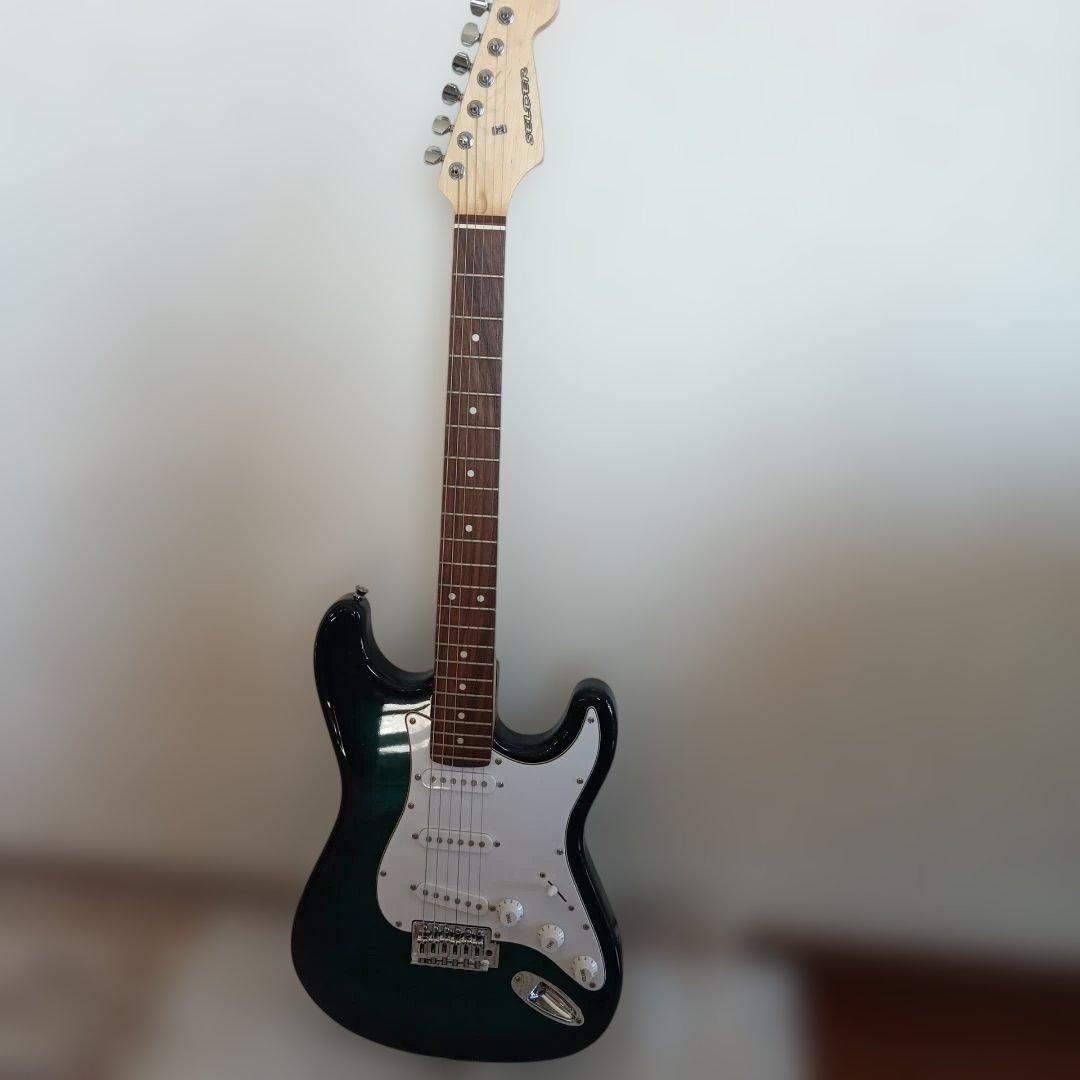 SELDER エレキギター グリーン - メルカリ