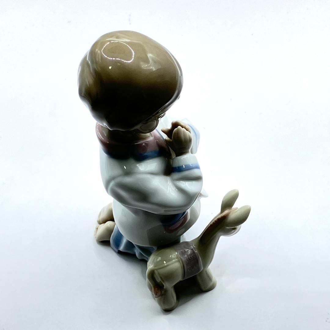 リヤドロ 仔馬と祈り 美品 陶器 アート インテリア 彫像 祈りのポーズ