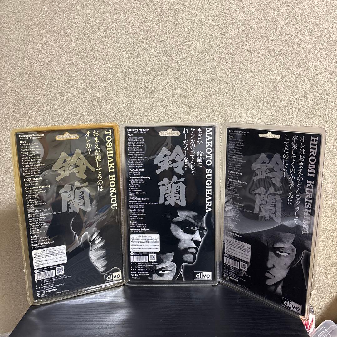 d*3様 クローズワースト象牙フィギュア海老塚三人衆 桐島ヒロミ本城