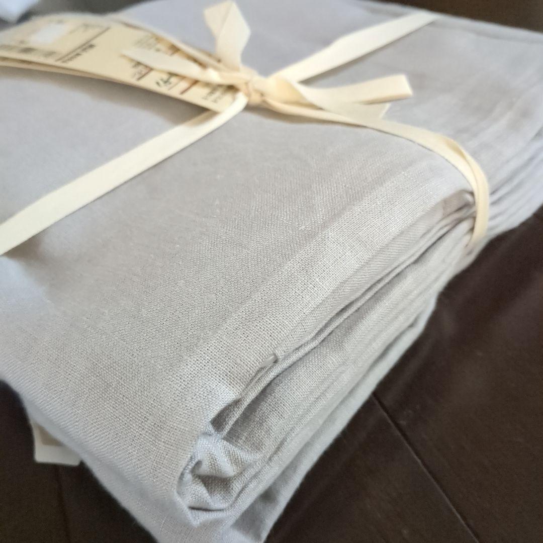 無印良品 麻平織りノンプリーツカーテン2枚セット100×178cm - メルカリ