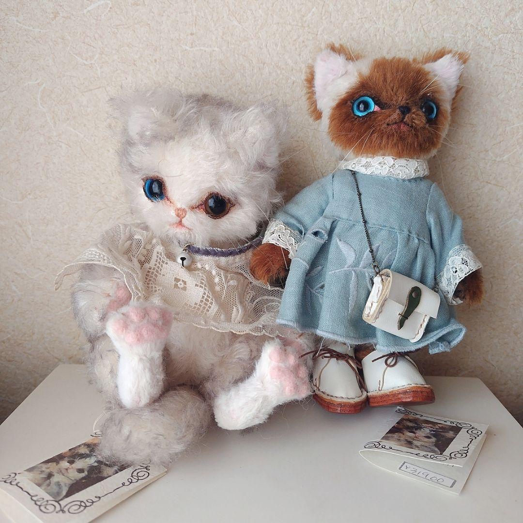 アーティストベア★作家さんハンドメイド★猫★2点セット heliosholding_8million-11150