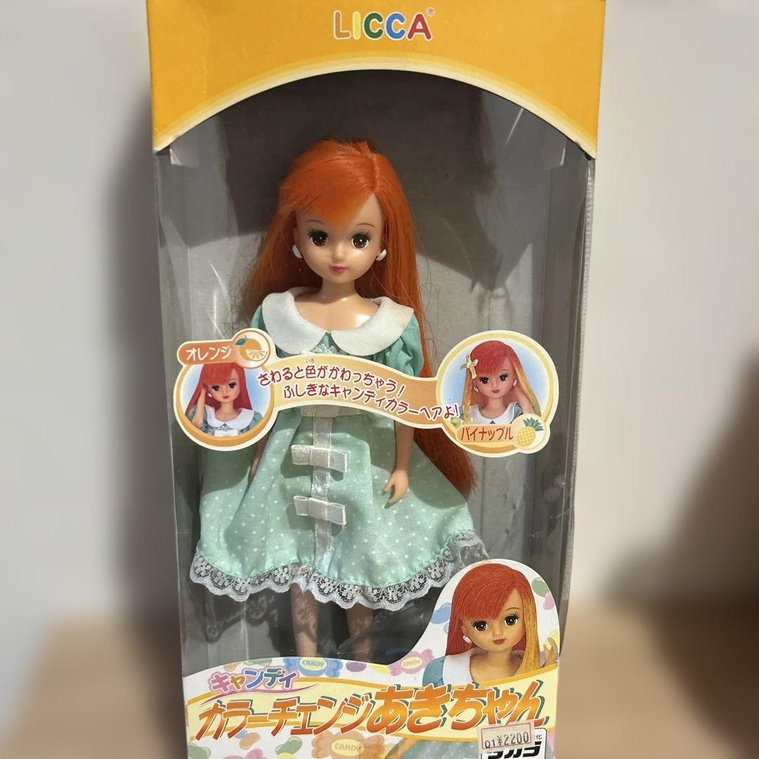リカちゃんキャンディ カラーチェンジ あきちゃん TAKARA JAPAN日本製