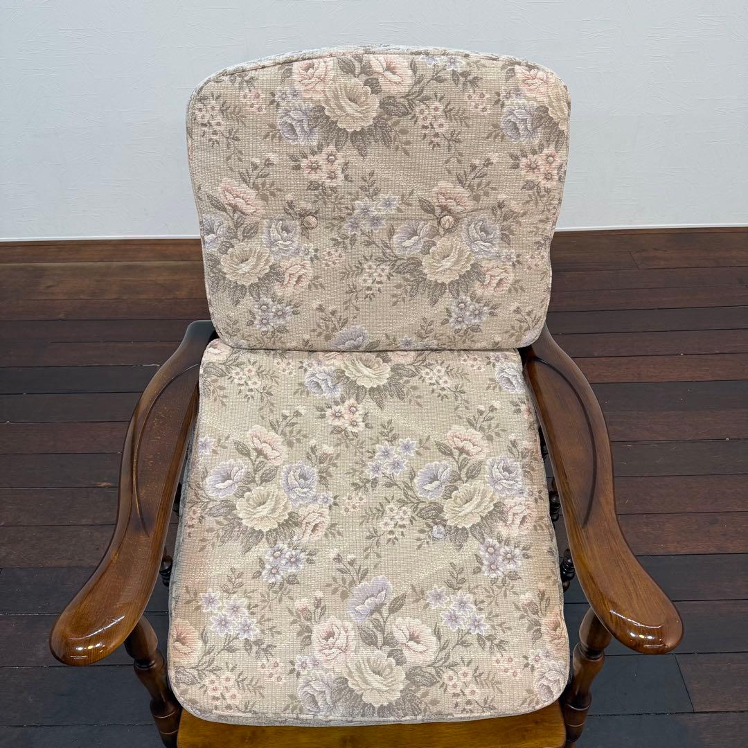 H112K39b カリモク karimoku コロニアル 1人掛けソファ karimokuの1人