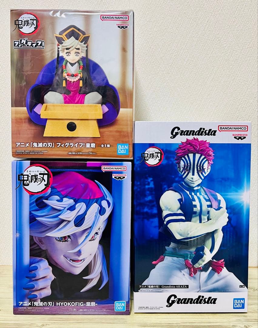 鬼滅の刃 HYOKOFIG フィグライフ 童磨 Grandista 猗窩座 - メルカリ
