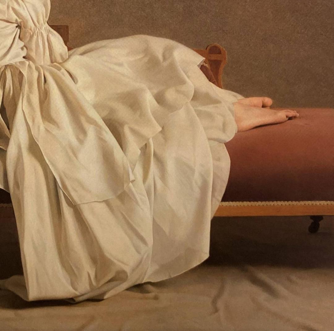 森本草介、【午後のくつろぎ】、希少な額装用画集画、新品高級額 額装