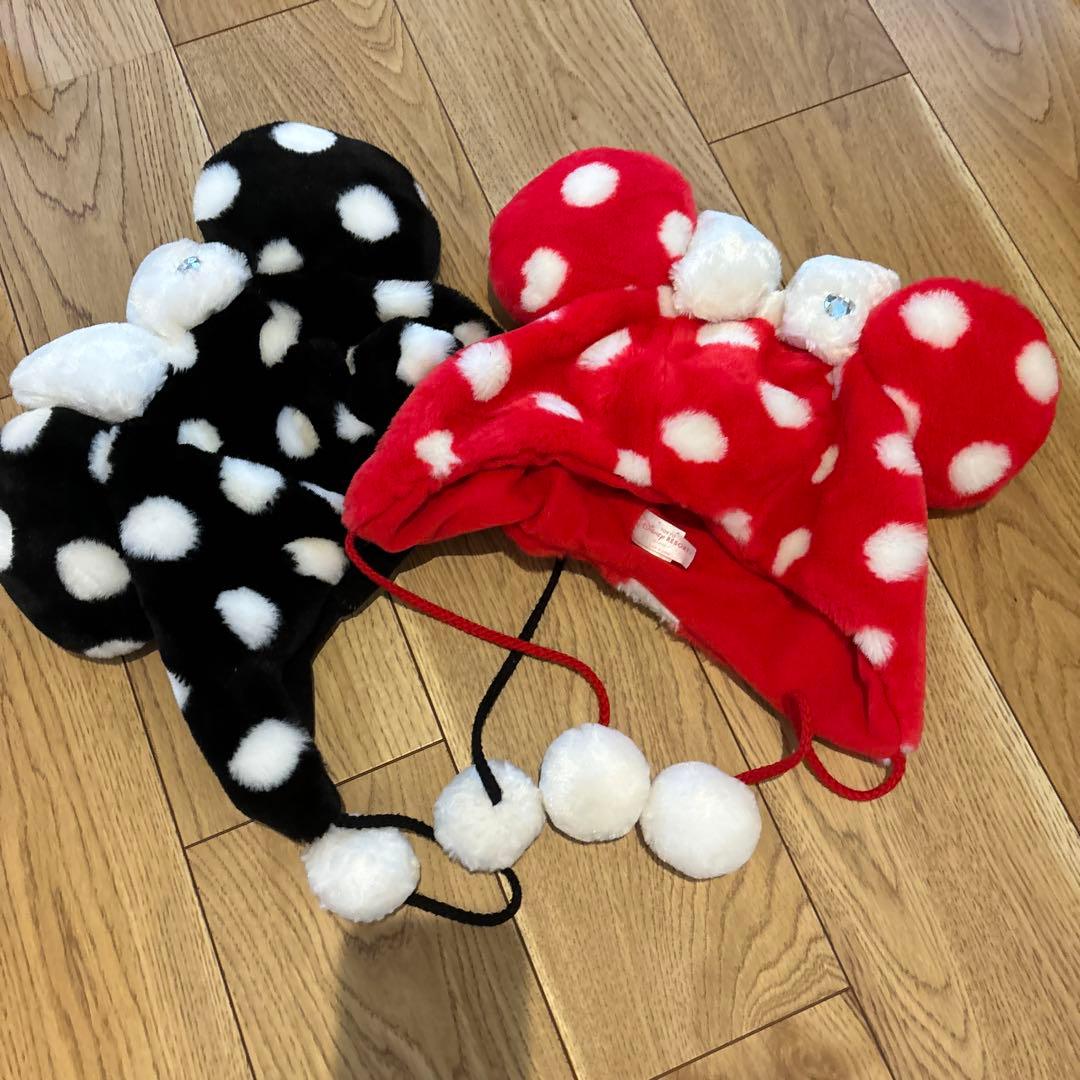 即日発送可能！ディズニー ミニー 水玉 ファンキャップ セット - メルカリ