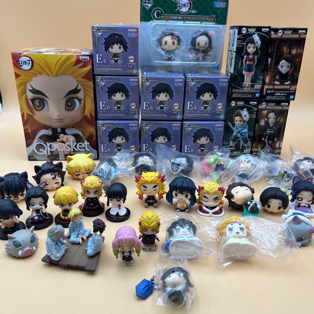 鬼滅の刃　フィギュア　まとめ売り　ちょこのっこ　ワーコレ　Qposket BANPRESTO（バンプレスト） 鬼滅の刃 Q posket SPECIAL 全4種セット